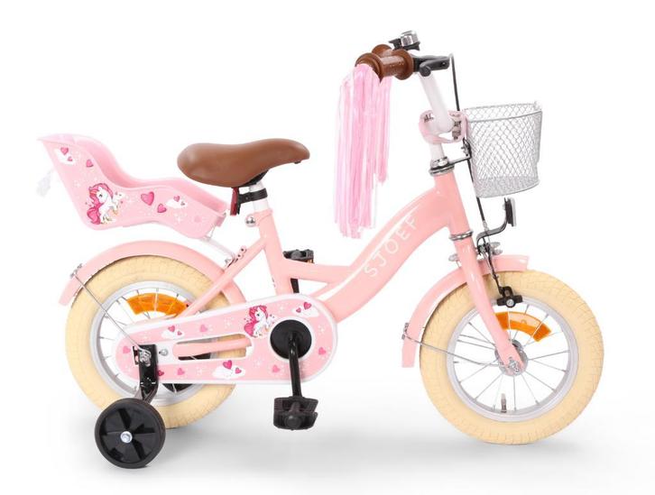 SJOEF Dolly Meisjesfiets 12 inch | Nieuw & GRATIS verzonden, Fietsen en Brommers, Fietsen | Kinderfietsjes, Minder dan 16 inch