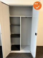 Ronis Draaideurkast Lockerkast  - 200x100x50cm - Zilvergrijs, Werkplek, Ophalen of Verzenden, Gebruikt, Kast