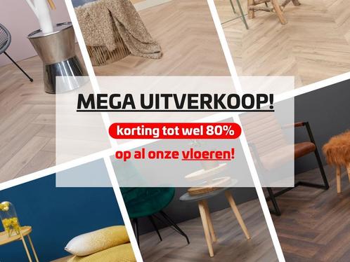 MEGA UITVERKOOP – Tot 80% korting op vloeren, Doe-het-zelf en Verbouw, Vloerdelen en Plavuizen, Nieuw, Ophalen of Verzenden