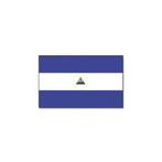 Gevelvlag/vlaggenmast vlag Nicaragua 90 x 150 cm - Nicarag.., Ophalen of Verzenden, Nieuw