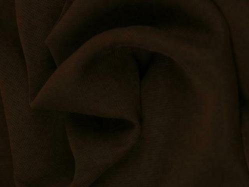15 meter chiffon stof - Bruin - 150cm breed, Hobby en Vrije tijd, Stoffen en Lappen, 120 cm of meer, 200 cm of meer, Bruin, Nieuw