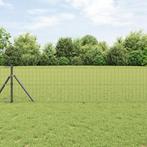 vidaXL Euro Hek met 7 Palen 0.4x10 m Gegalvaniseerd Staal, Verzenden, Nieuw, IJzer
