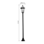 TRUUSK Tuinlantaarn Op Zonne-energie, Set Van 2, Tuinverlich, Tuin en Terras, Buitenverlichting, Verzenden, Nieuw