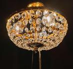 Kroonluchter - Kristal, Messing - plafond, Antiek en Kunst