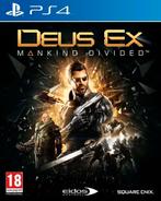 Playstation 4 Deus Ex: Mankind Divided, Zo goed als nieuw, Verzenden