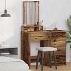vidaXL Kaptafel met lade Oud Hout 50 x 41 x 140 cm Bewerkt, Huis en Inrichting, Tafels | Kaptafels, Verzenden, Nieuw