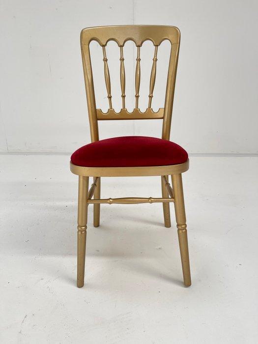 Chiavari - Stoel - Fluweel, Hout, Antiek en Kunst, Antiek | Meubels | Stoelen en Banken