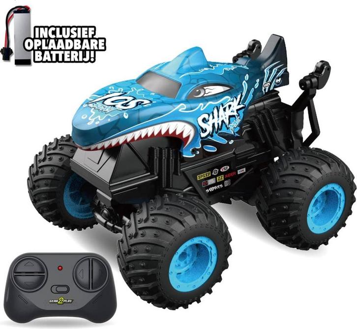 Gear2Play RC Firedance Shark 1:20 - Incl. oplaadbare, Hobby en Vrije tijd, Modelbouw | Radiografisch | Auto's, Zo goed als nieuw