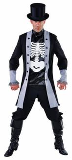 Skelet lord pak elite, Kleding | Heren, Carnavalskleding en Feestkleding, Nieuw, Ophalen of Verzenden