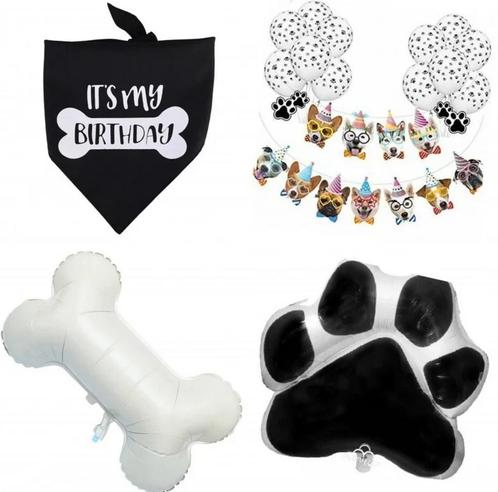 16-delige honden verjaardag set voor maar 14,95!, Dieren en Toebehoren, Honden-accessoires, Nieuw, Verzenden