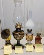 Lamp (4) - glas/messing/keramiek