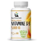 Vitamine D3 5.000IU Softgel Capsules 100 Caps - Hoog Gedosee, Sport en Fitness, Nieuw, Overige typen, Ophalen of Verzenden