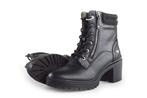 Mustang Veterboots in maat 40 Zwart | 10% extra korting, Kleding | Dames, Schoenen, Verzenden, Zwart, Overige typen, Zo goed als nieuw