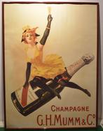 Fotolijst - Hout - Champagneposter G.H., Antiek en Kunst