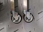 Set van 4 wielen voor werktafel | rem | Ø 12.5 cm, Nieuw in verpakking, Overige typen