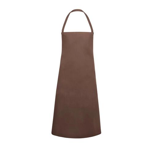 GGM Gastro | KARLOWSKY | Slabbenschort Basic - Lichtbruin |, Huis en Inrichting, Keuken | Textiel, Bruin, Nieuw, Schort, Verzenden