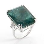 Zonder Minimumprijs - Ring - 18 karaat Witgoud - 39.39ct., Sieraden, Tassen en Uiterlijk, Ringen, Nieuw