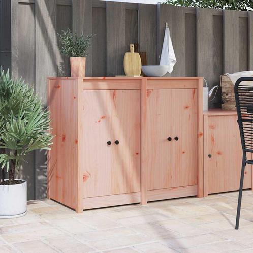 vidaXL Keukendeur 2 pcs Bruin 50 x 9 x 82 cm massief douglas, Huis en Inrichting, Kasten | Overige, Nieuw, Verzenden