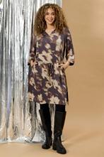 ZHENZI jurk elegante print Maat:, Verzenden, Nieuw, Overige kleuren