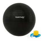 Tunturi gymbal l fitnessbal incl pomp l 65cm l zwart, Sport en Fitness, Verzenden, Nieuw, Fitnessbal