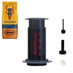 Aeropress Coffee Maker + Bristot Colombia bonen, Ophalen of Verzenden, Nieuw