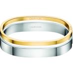 Calvin Klein - Bangle armband - goud- en zilverkleurig -, Sieraden, Tassen en Uiterlijk, Armbanden, Nieuw, Verzenden