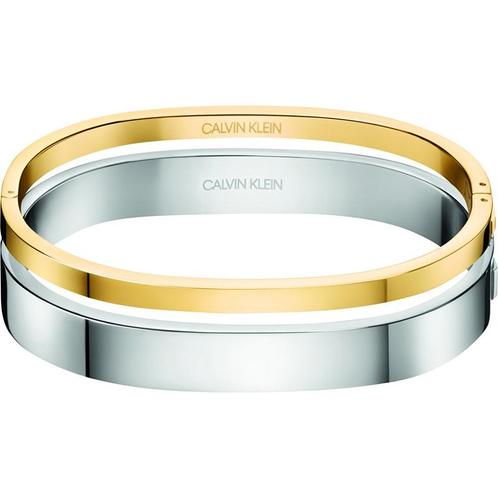 Calvin Klein - Bangle armband - goud- en zilverkleurig -, Sieraden, Tassen en Uiterlijk, Armbanden, Verzenden
