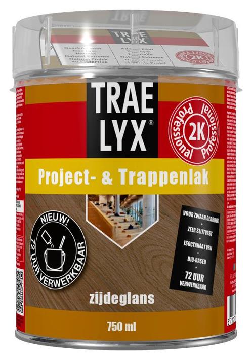 Trae lyx project en trappenlak zijdeglans, 750 ml, Doe-het-zelf en Verbouw, Verf, Beits en Lak, Nieuw, Verzenden