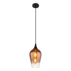 Hanglamp LAVUS 18.0 cm 1-lichts Zwart, Koper, Huis en Inrichting, Lampen | Hanglampen, Ophalen of Verzenden, Nieuw, Metaal, Minder dan 50 cm