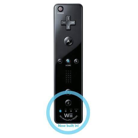 Wii Afstandsbediening Zwart Plus - GameshopX.nl, Spelcomputers en Games, Spelcomputers | Nintendo Consoles | Accessoires, Zo goed als nieuw