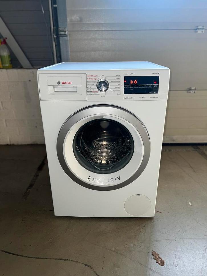 PRACHTIGE BOSCH 8KG/5KG Wasdroogcombinatie! Incl Garantie, Witgoed en Apparatuur, Wasmachines, Minder dan 85 cm, 1200 tot 1600 toeren