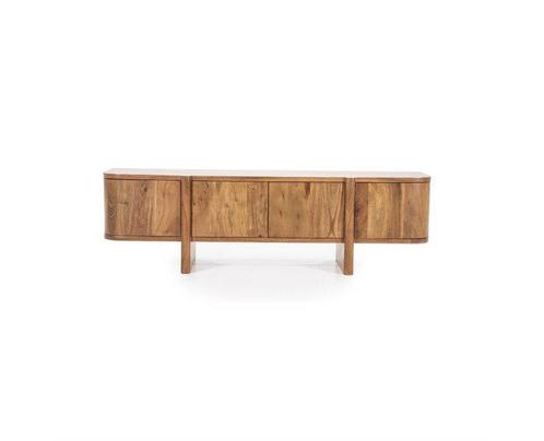 TV-meubel Julian Acacia 170 cm - bruin | Eleonora, Huis en Inrichting, Kasten | Televisiemeubels, Nieuw, Ophalen of Verzenden