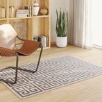 vidaXL Vloerkleed voor binnen buiten laagpolig 120x180 cm, Verzenden, Nieuw, Bruin