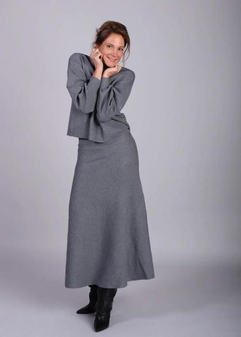 -42% Moss Copenhagen  Moss Copenhagen Rok ginette east  maat, Kleding | Dames, Rokken, Grijs, Nieuw, Verzenden