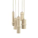 *WOONWINKEL* By-Boo Cylin Cluster 5 Hanglamp 5L Scandinavisc, Huis en Inrichting, Lampen | Hanglampen, Verzenden, Nieuw