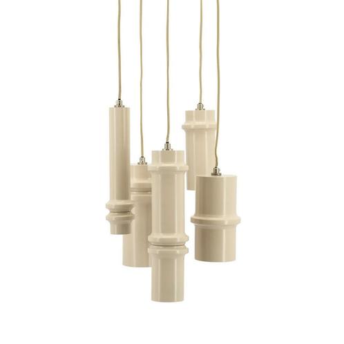 *WOONWINKEL* By-Boo Cylin Cluster 5 Hanglamp 5L Scandinavisc, Huis en Inrichting, Lampen | Hanglampen, Nieuw, Verzenden