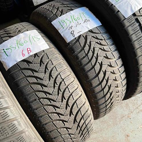 2 x Michelin Alpin A4 195-60-15 Winterbanden 8mm, Auto-onderdelen, Banden en Velgen, 15 inch, Winterbanden, 195 mm, Personenwagen
