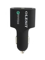 OLESiT Dual USB Fast Charge 36W - Autolader Qualcomm Quick C, Telecommunicatie, Nieuw, Verzenden