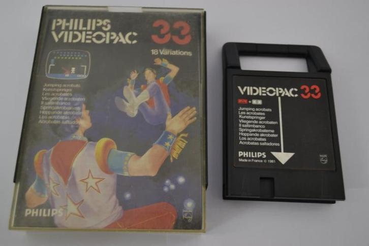 Jumping Acrobats (VIDEOPAC 33), Spelcomputers en Games, Spelcomputers | Overige, Zo goed als nieuw, Verzenden
