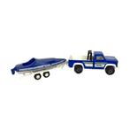 Tonka - Vintage speelgoed pick-up wagen met trailer en boot, Nieuw