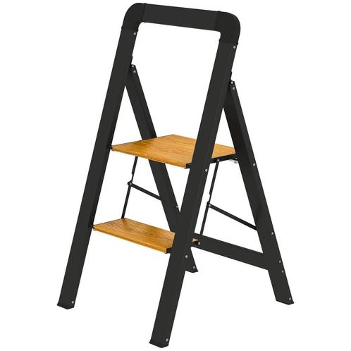 TRUUSK Opstapje Vouwtrap Met 2 Treden Staande Ladder Met Han, Doe-het-zelf en Verbouw, Overige Doe-het-zelf en Verbouw, Nieuw