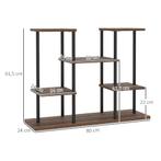 TRUUSK 4-Laags Plantenstandaard, 61,5 Cm Hoog Bloemenstandaa, Verzenden, Nieuw