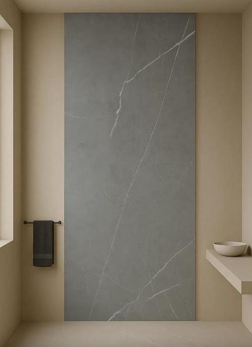 SPC Douchepaneel Hoogglans Bolzano Beige | TOPNL #1, Doe-het-zelf en Verbouw, Platen en Panelen, Nieuw, 20 tot 50 mm