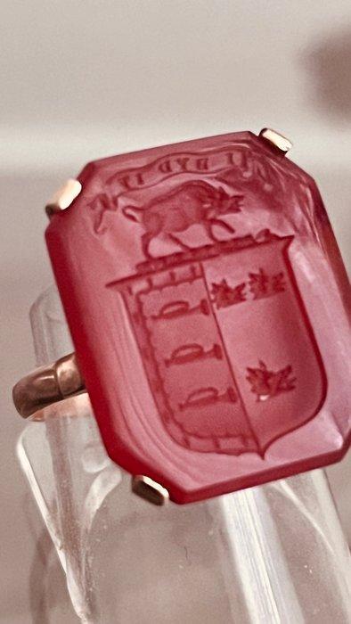 Ring - 18 karaat Geel goud, Sieraden, Tassen en Uiterlijk, Ringen