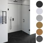 Nisdeur Compleet Just Creating Profielloos 2-Delig 180x200, Doe-het-zelf en Verbouw, Sanitair, Ophalen of Verzenden, Nieuw, Chroom