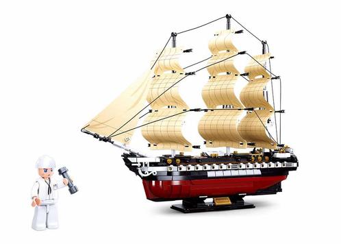 Sluban USS Fregat M38-B0836 (Voertuigen, Modelbouwsets), Kinderen en Baby's, Speelgoed | Bouwstenen, Nieuw, Verzenden