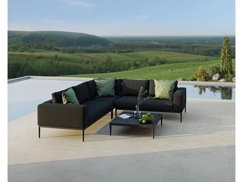 **SALE** All weather Loungeset Smooth Antraciet | 365 buiten, Tuin en Terras, Tuinsets en Loungesets, Loungeset, Bank, Nieuw, Ophalen of Verzenden