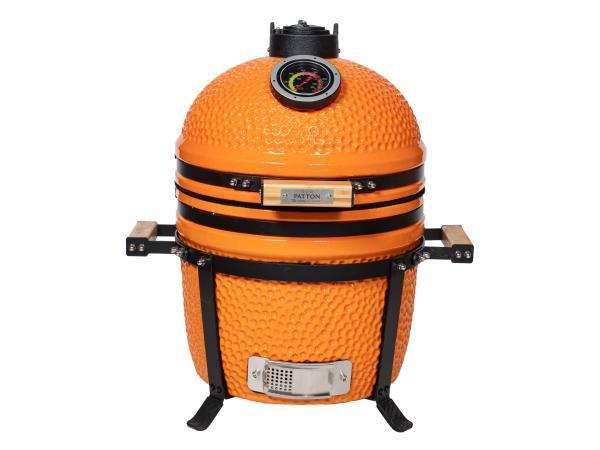 Veiling - Patton Kamado 15 inch Oranje, Tuin en Terras, Houtskoolbarbecues