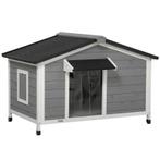 TRUUSK PawHut Hundehütte aus Tannenholz wetterbeständiges Hu, Verzenden, Nieuw