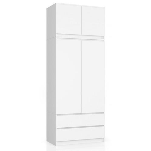 kledingkast wit XL Extra hoog wit (Kledingkasten), Huis en Inrichting, Kasten | Kledingkasten, 50 tot 75 cm, Nieuw, Overige houtsoorten